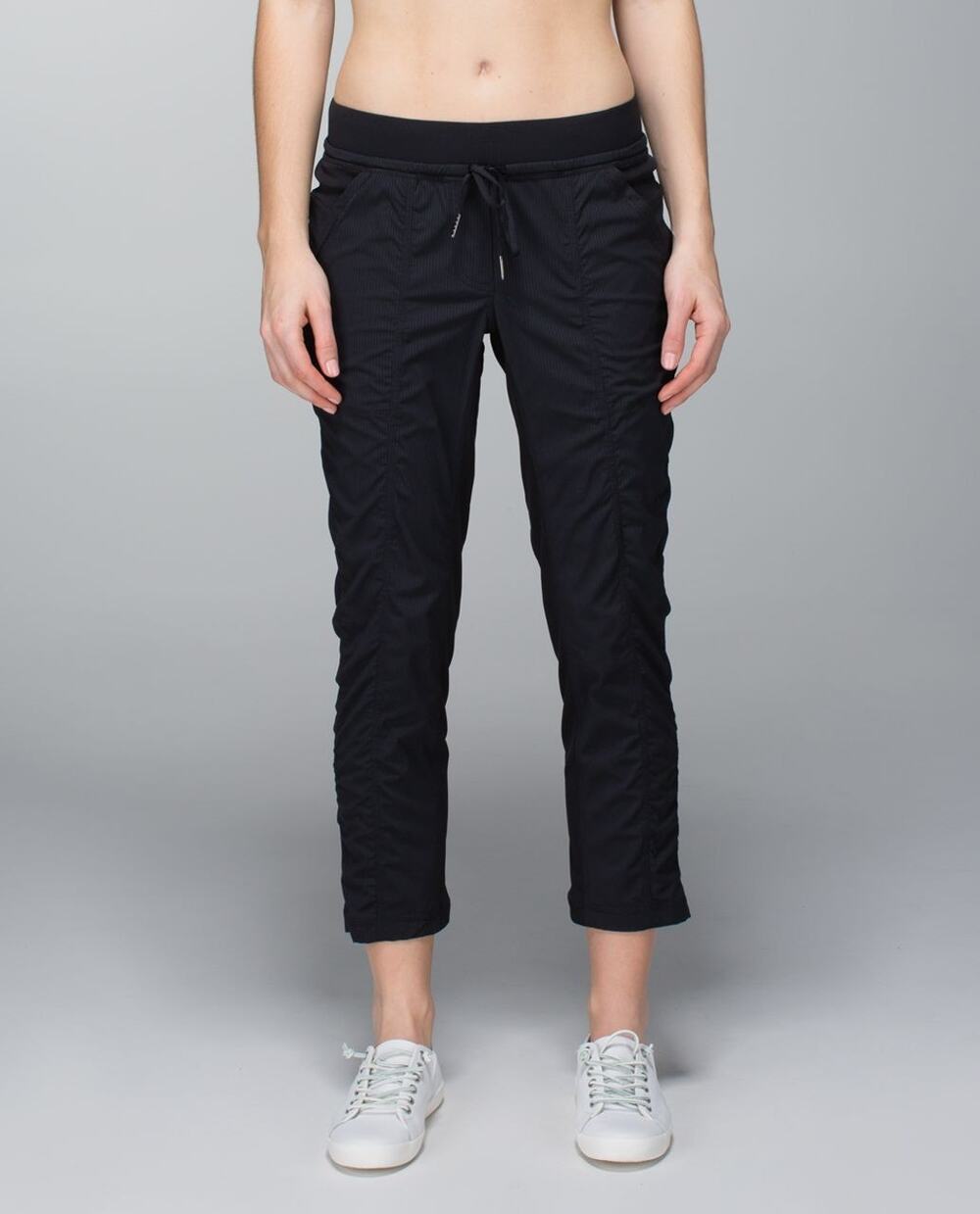 Lululemon Street To Studio Pants Size 4 Black Drawstring Dance Athleisure Gym
